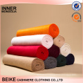 Hot sell promotional wholesale nepal plain solid color 100% cashmere scarf